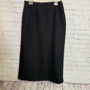 Sag Harbor Black Long Suit Dress Skirt Size: 14